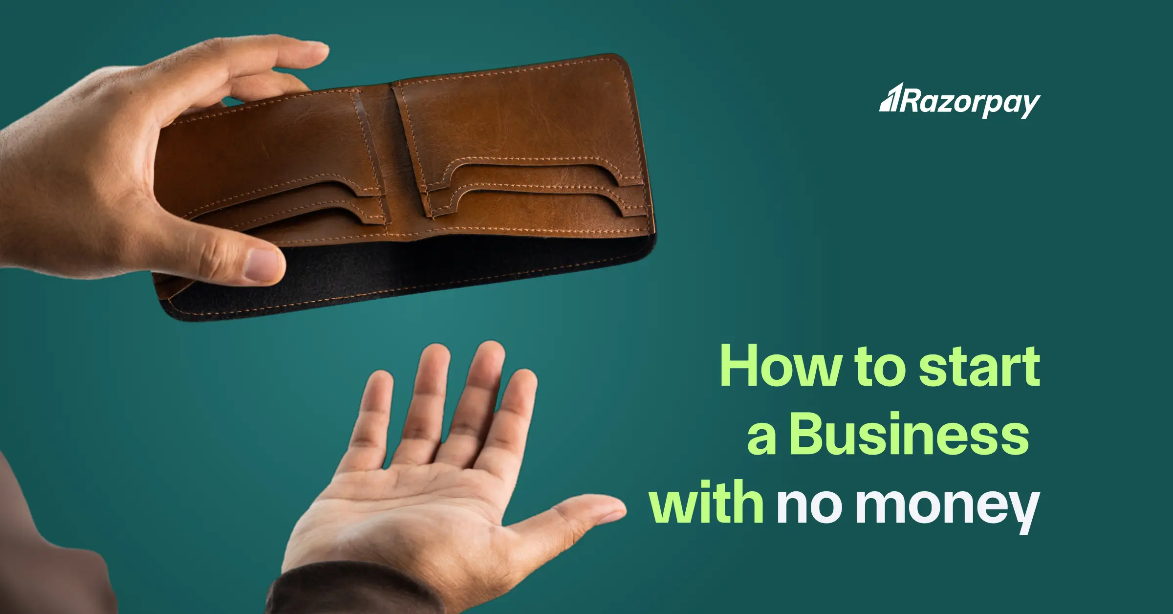 how to start a business with no money